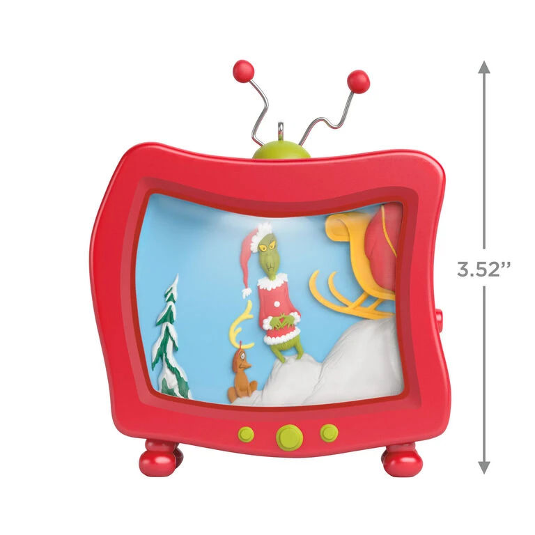 Hallmark Dr. Seuss's How The Grinch Stole Christmas!™ How Could It Be So? Ornament With Light And Sound 5 Hallmark Dr. Seuss's How The Grinch Stole Christmas!™ How Could It Be So? Ornament With Light And Sound - Image 3