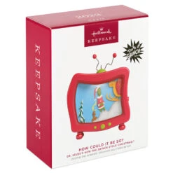 Hallmark Dr. Seuss's How The Grinch Stole Christmas!™ How Could It Be So? Ornament With Light And Sound 11 Hallmark Dr. Seuss's How The Grinch Stole Christmas!™ How Could It Be So? Ornament With Light And Sound -Hallmark Store Grinch Stole Christmas TV Keepsake Ornament 1999QXI7387 04