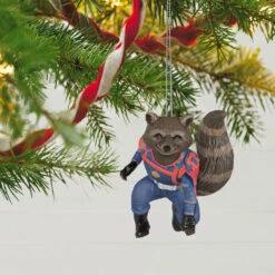 Hallmark Marvel Studios Guardians Of The Galaxy Vol. 3 Rocket Ornament -Hallmark Store Guardians 3 Rocket Keepsake Ornament 1899QXI7459 02