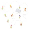 Hallmark Gumdrop Snowman 10-Light Christmas String Lights, 10' -Hallmark Store Gumdrop Snowman Keepsake Christmas Light String 1QSB6279 01