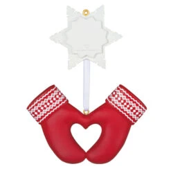 I Love Hallmark Channel! Ornament -Hallmark Store Hallmark Channel Red Mittens Keepsake Ornament 1599QGO2949 06