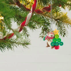 Hallmark Cute As A Button Ornament -Hallmark Store Hamster With Button Tree Keepsake Ornament 1599QXR8259 02