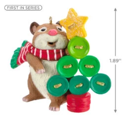 Hallmark Cute As A Button Ornament -Hallmark Store Hamster With Button Tree Keepsake Ornament 1599QXR8259 03