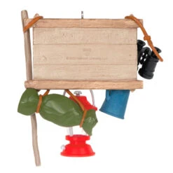 Hallmark Happy Camper Ornament -Hallmark Store Happy Camper Sign and Gear Keepsake Ornament 1899QGO2917 06