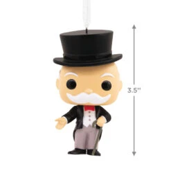 Hasbro® Mr. Monopoly Funko POP!® Hallmark Ornament -Hallmark Store Hasbro Mr. Monopoly Funko POP Christmas Ornament 3HCM2311 03