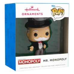 Hasbro® Mr. Monopoly Funko POP!® Hallmark Ornament -Hallmark Store Hasbro Mr. Monopoly Funko POP Christmas Ornament 3HCM2311 04