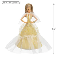 Hallmark 2023 Latina Holiday Barbie™ Ornament 10 Hallmark 2023 Latina Holiday Barbie™ Ornament -Hallmark Store Hispanic Holiday Barbie Doll Keepsake Ornament 2199QXR8219 03