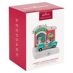 Hallmark Happy Holiday Parade Collection Joanne's Christmas Boutique Musical Ornament With Light -Hallmark Store Joannes Christmas Boutique Shop Keepsake Ornament 3499QGO2517 04