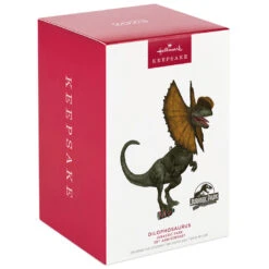 Hallmark Jurassic Park 30th Anniversary Dilophosaurus Ornament -Hallmark Store Jurassic Park Dilophosaurus Keepsake Ornament 1999QXI7207 04