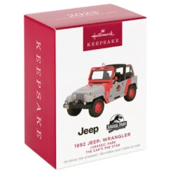 Hallmark The Car's The Star Jurassic Park 1992 Jeep Wrangler Metal Ornament -Hallmark Store Jurassic Park Jeep Keepsake Ornament 2199QXR8149 04