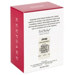 Hallmark The Car's The Star Jurassic Park 1992 Jeep Wrangler Metal Ornament -Hallmark Store Jurassic Park Jeep Keepsake Ornament 2199QXR8149 05