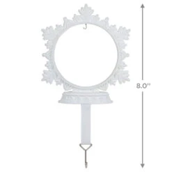 Hallmark Snowflake Ornament And Stocking Hanger -Hallmark Store Keepsake Snowflake Ornament and Stocking Hanger 1999QSB6303 03