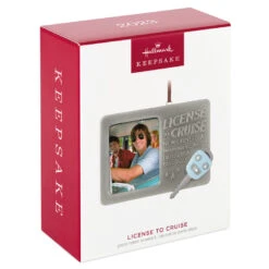 Hallmark License To Cruise 2023 Metal Photo Frame Ornament -Hallmark Store License to Cruise Picture Frame Keepsake Ornament 1599QHX3019 04