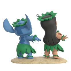 Hallmark Disney Lilo & Stitch Ohana Means Family Ornament 13 Hallmark Disney Lilo & Stitch Ohana Means Family Ornament -Hallmark Store Lilo Stitch in Hula Skirts Keepsake Ornament 2199QXD6597 06
