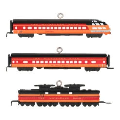 Hallmark Mini Lionel® Milwaukee Road EP-2 Passenger Ornaments, Set Of 3 14 Hallmark Mini Lionel® Milwaukee Road EP-2 Passenger Ornaments, Set Of 3 -Hallmark Store Lionel Trains Milwaukee Road Cars Keepsake Ornaments 2299QXM9287 06