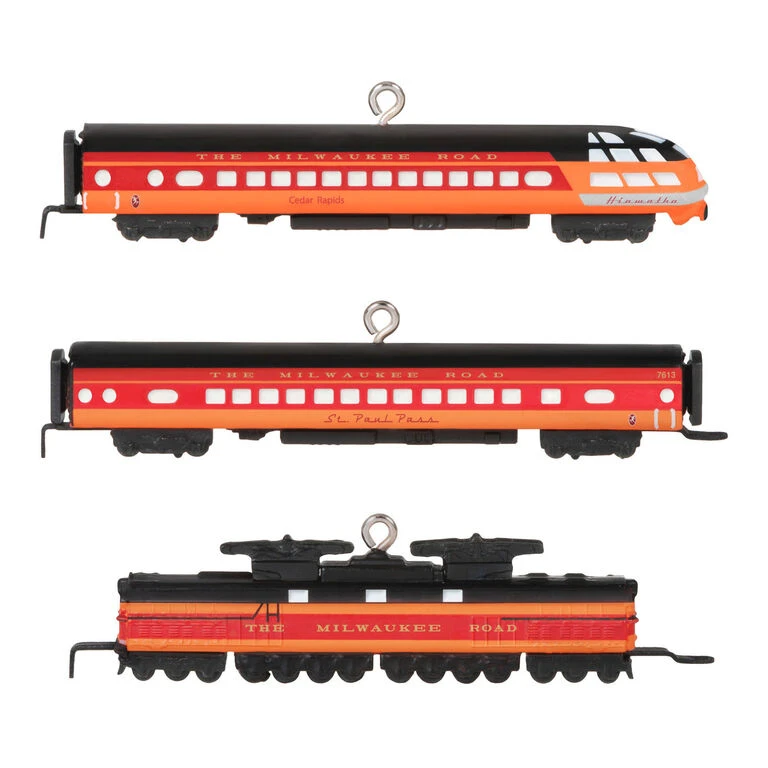 Hallmark Mini Lionel® Milwaukee Road EP-2 Passenger Ornaments, Set Of 3 8 Hallmark Mini Lionel® Milwaukee Road EP-2 Passenger Ornaments, Set Of 3 - Image 6