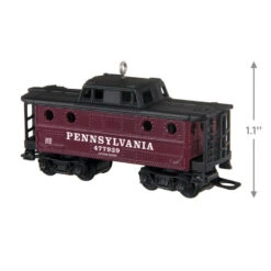 Hallmark Lionel® Pennsylvania K4 Caboose Metal Ornament -Hallmark Store Lionel Trains Red and Black Caboose Keepsake Ornament 2199QXI6379 03