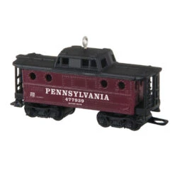 Hallmark Lionel® Pennsylvania K4 Caboose Metal Ornament -Hallmark Store Lionel Trains Red and Black Caboose Keepsake Ornament 2199QXI6379 06