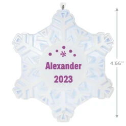 Hallmark Magic Sparkling Snowflake Block Text Personalized Ornament With Light 8 Hallmark Magic Sparkling Snowflake Block Text Personalized Ornament With Light -Hallmark Store Magic Sparkling Snowflake Block Text Personalized Keepsake Ornament With Light 2999QHE2010B2 03