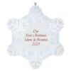 Hallmark Magic Sparkling Snowflake Script Text Personalized Ornament With Light -Hallmark Store Magic Sparkling Snowflake Script Text Personalized Keepsake Ornament With Light 2999QHE2010B1 01