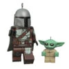 Hallmark The Mandalorian™ And Grogu™ LEGO® Star Wars™ Minifigure Ornaments, Set Of 2 -Hallmark Store Mandalorian Grogu LEGO Minifig Keepsake Ornaments 2499QXI7079 01