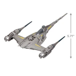 Hallmark Star Wars: The Mandalorian™ The Mandalorian's N-1 Starfighter™ Ornament -Hallmark Store Mandalorian Starfighter Keepsake Ornament 2999QXI7119 03