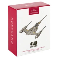 Hallmark Star Wars: The Mandalorian™ The Mandalorian's N-1 Starfighter™ Ornament -Hallmark Store Mandalorian Starfighter Keepsake Ornament 2999QXI7119 04