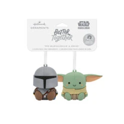 Better Together Star Wars: The Mandalorian™ And Grogu™ Magnetic Hallmark Ornaments, Set Of 2 -Hallmark Store Mandalorian and Grogu Christmas Ornaments 3HCM2401 04