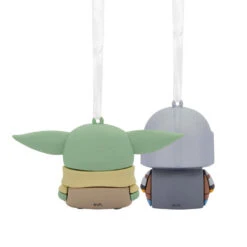 Better Together Star Wars: The Mandalorian™ And Grogu™ Magnetic Hallmark Ornaments, Set Of 2 -Hallmark Store Mandalorian and Grogu Christmas Ornaments 3HCM2401 06