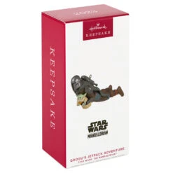 Hallmark Star Wars: The Mandalorian™ Grogu's Jetpack Adventure Ornament -Hallmark Store Mandalorian and Grogu Flying Keepsake Ornament 2499QXI7107 04