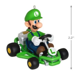Hallmark Nintendo Mario Kart™ Luigi Ornament 10 Hallmark Nintendo Mario Kart™ Luigi Ornament -Hallmark Store Mario Kart Luigi Keepsake Ornament 1899QXI6337 03