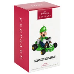Hallmark Nintendo Mario Kart™ Luigi Ornament 11 Hallmark Nintendo Mario Kart™ Luigi Ornament -Hallmark Store Mario Kart Luigi Keepsake Ornament 1899QXI6337 04