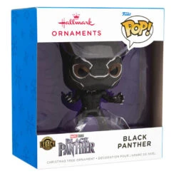 Marvel Black Panther Funko POP!® Hallmark Ornament 10 Marvel Black Panther Funko POP!® Hallmark Ornament -Hallmark Store Marvel Black Panther Funko POP Christmas Ornament 3HCM2308 04