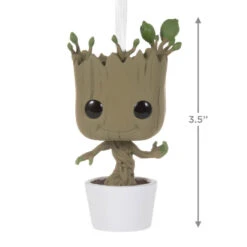 Marvel Guardians Of The Galaxy Groot Funko POP!® Hallmark Ornament -Hallmark Store Marvel Guardians of the Galaxy Groot Funko POP Christmas Ornament 3HCM1099 03