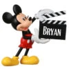 Hallmark Disney Mickey Mouse With Clapperboard Personalized Ornament -Hallmark Store Mickey Mouse Clapperboard Personalized Ornament 2499QHE1960B1 01