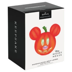 Hallmark Disney Mickey Mouse Mysterious Mickey Jack-o'-Lantern Ornament With Light -Hallmark Store Mickey Mouse JackoLantern Keepsake Ornament 2699QFO5347 04