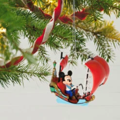 Hallmark Disney Peter Pan's Flight Off To Never Land! Ornament -Hallmark Store Mickey Peter Pan Pirate Ship Keepsake Ornament 2199QXD6569 02
