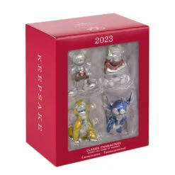 Hallmark Disney 100 Years Of Wonder Classic Characters Ornaments, Set Of 4 -Hallmark Store Mickey Pooh Simba Stitch Keepsake Ornaments 5499QXD6767 07