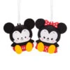 Better Together Disney Mickey And Minnie Magnetic Hallmark Ornaments, Set Of 2 -Hallmark Store Mickey and Minnie Christmas Ornaments 3HCM2402 01