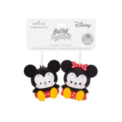 Better Together Disney Mickey And Minnie Magnetic Hallmark Ornaments, Set Of 2 -Hallmark Store Mickey and Minnie Christmas Ornaments 3HCM2402 04