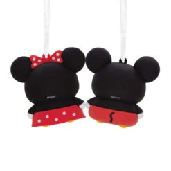 Better Together Disney Mickey And Minnie Magnetic Hallmark Ornaments, Set Of 2 -Hallmark Store Mickey and Minnie Christmas Ornaments 3HCM2402 06