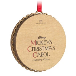 Hallmark Disney Mickey's Christmas Carol 40th Anniversary Papercraft Ornament -Hallmark Store Mickeys Christmas Carol Characters Keepsake Ornament 1999QXD6669 06