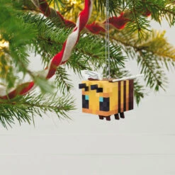 Hallmark Minecraft Bee Ornament -Hallmark Store Minecraft Bee Keepsake Ornament 1399QXI7189 02