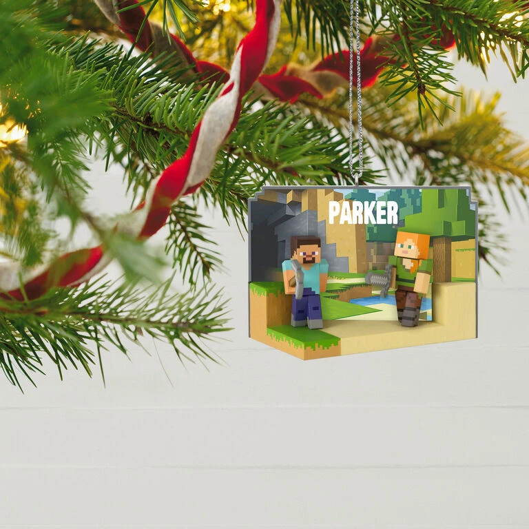 Hallmark Minecraft My World Personalized Ornament 4 Hallmark Minecraft My World Personalized Ornament - Image 2