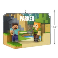 Hallmark Minecraft My World Personalized Ornament 7 Hallmark Minecraft My World Personalized Ornament -Hallmark Store Minecraft My World Personalized Christmas Ornament 2499QHE2202B1 03