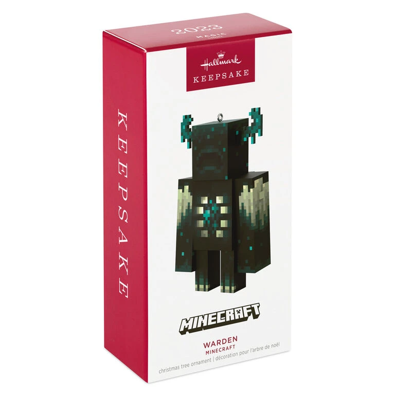 Hallmark Minecraft Warden Ornament With Light 6 Hallmark Minecraft Warden Ornament With Light - Image 4