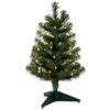 Hallmark Miniature Evergreen Pre-Lit Christmas Tree, 18.75" -Hallmark Store Miniature Green PreLit Christmas Tree 2499QSB6253 01