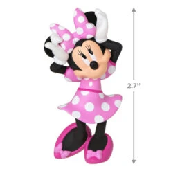 Hallmark Disney Minnie Mouse Polka-Dot Perfect Ornament -Hallmark Store Minnie Mouse PolkaDot Dress Keepsake Ornament 1699QXD6539 03