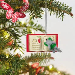 Hallmark Mini A Creature Was Stirring Special Edition Ornament 10 Hallmark Mini A Creature Was Stirring Special Edition Ornament -Hallmark Store Mouse on Storybook Keepsake Ornament 1099QGO2787 02