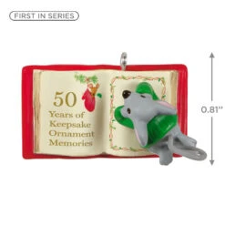 Hallmark Mini A Creature Was Stirring Special Edition Ornament 11 Hallmark Mini A Creature Was Stirring Special Edition Ornament -Hallmark Store Mouse on Storybook Keepsake Ornament 1099QGO2787 03